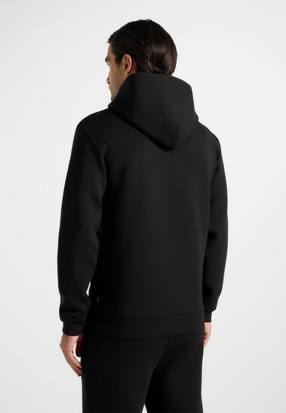 js007-neoprene-minimal-regular-fit-hoodie-black