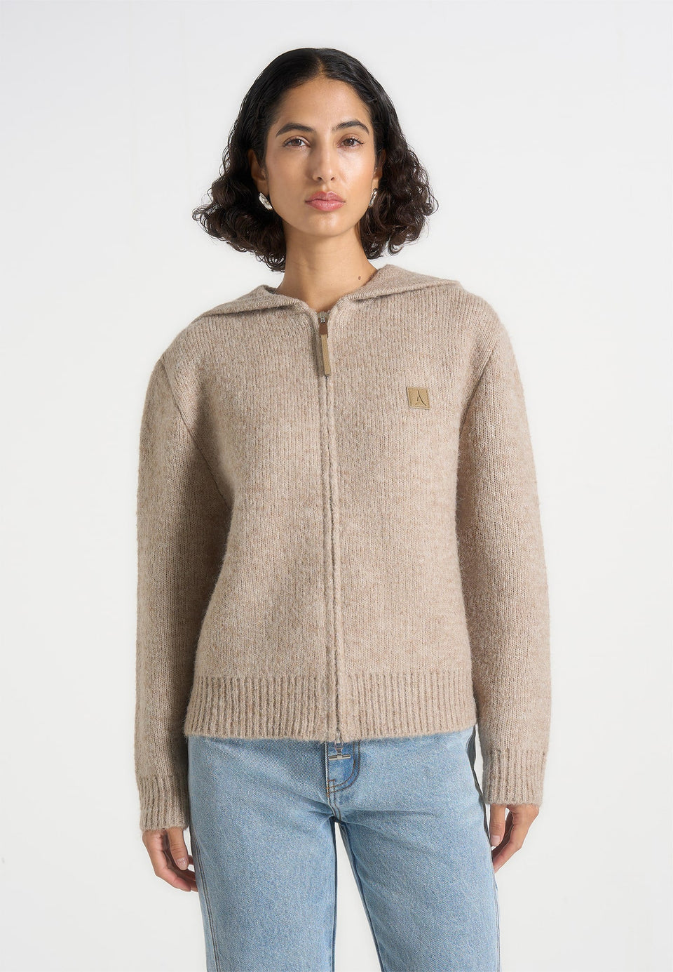 billie-unisex-brushed-zip-hoodie-beige