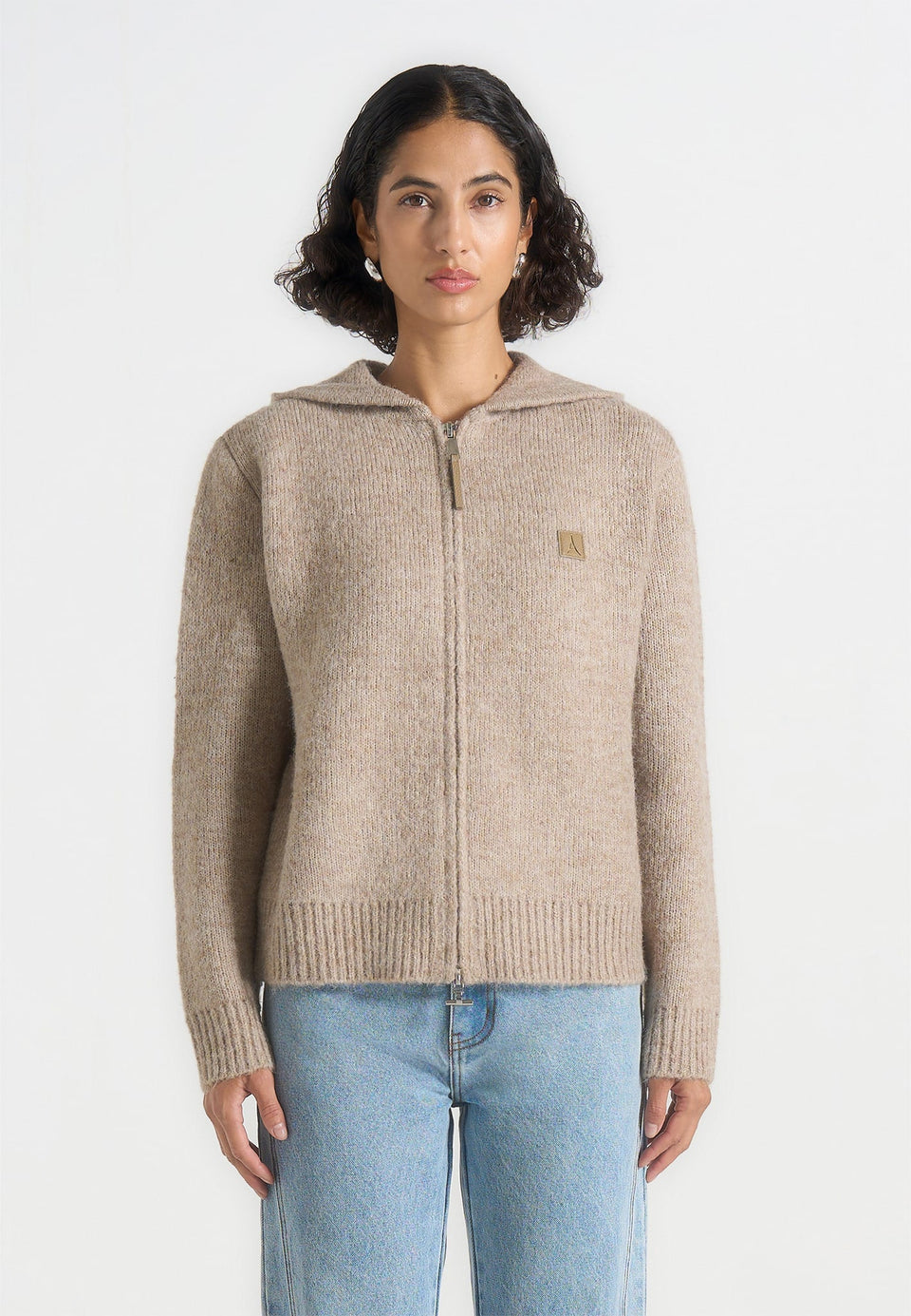 billie-unisex-brushed-zip-hoodie-beige