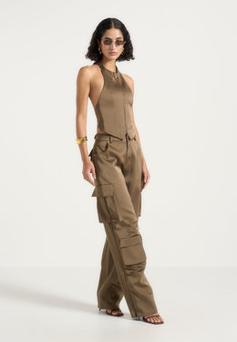 emilie-satin-high-waisted-cargo-pants-dark-olive