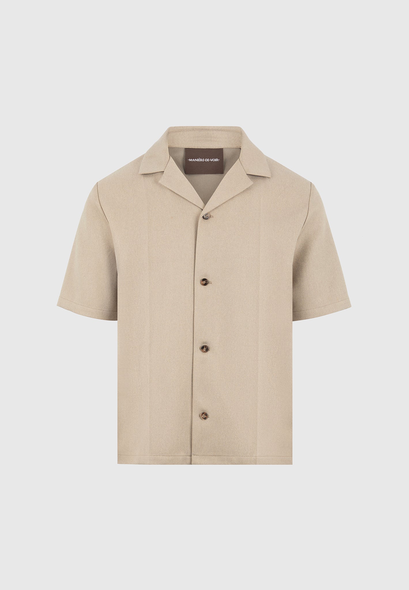 Felix - Tailored Shirt With Crease - Beige