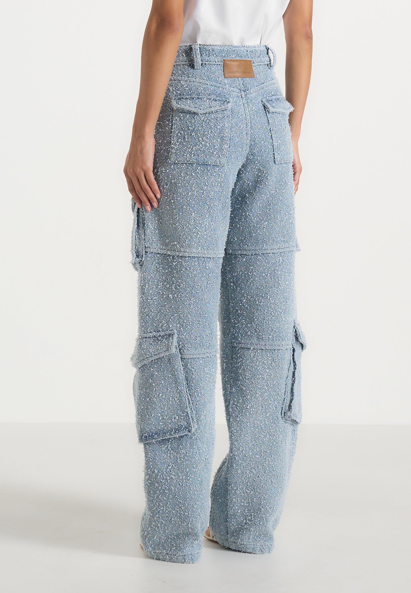 anne-denim-high-waisted-boucle-cargo-pants-mid-blue