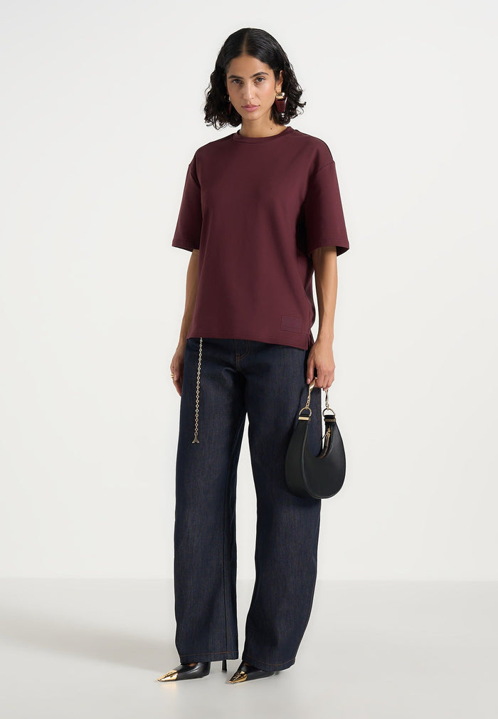 ts007-unisex-relaxed-fit-cotton-t-shirt-wine-red