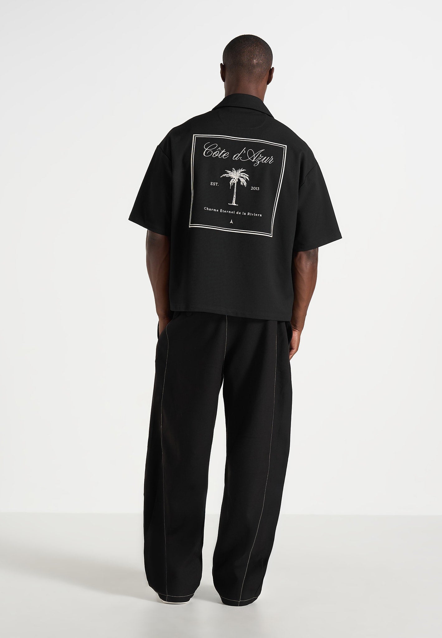 alexis-unisex-cote-dazur-boxy-shirt-black