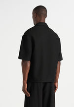 Joss - Boxy Signature Polo Shirt - Black