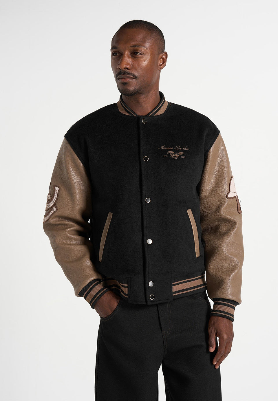 equestrian-wool-blend-varsity-jacket-black