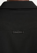 Valen - Applique Detail Long Sleeve Shirt - Black