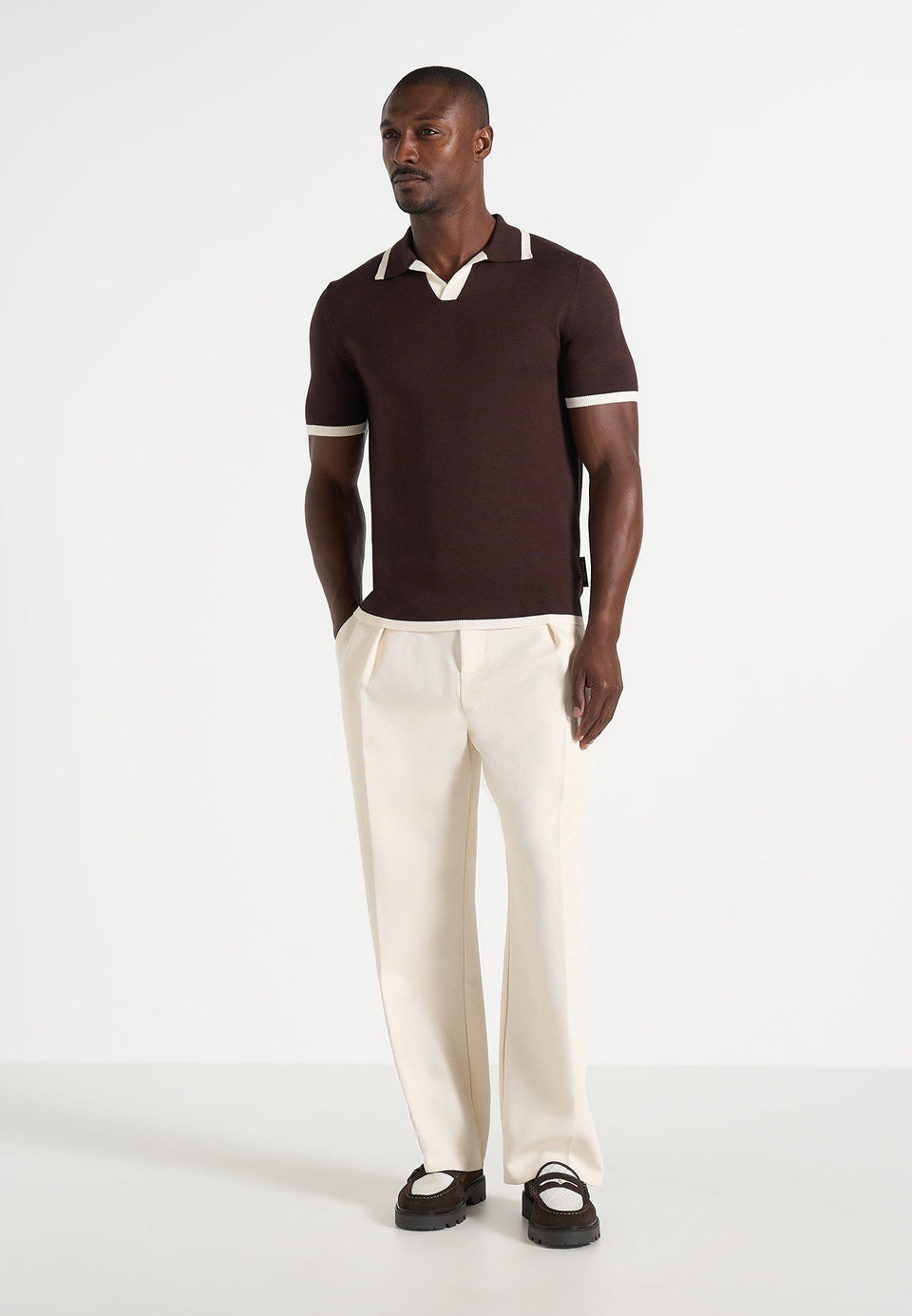 lambert-contrast-detail-knit-polo-shirt-brown