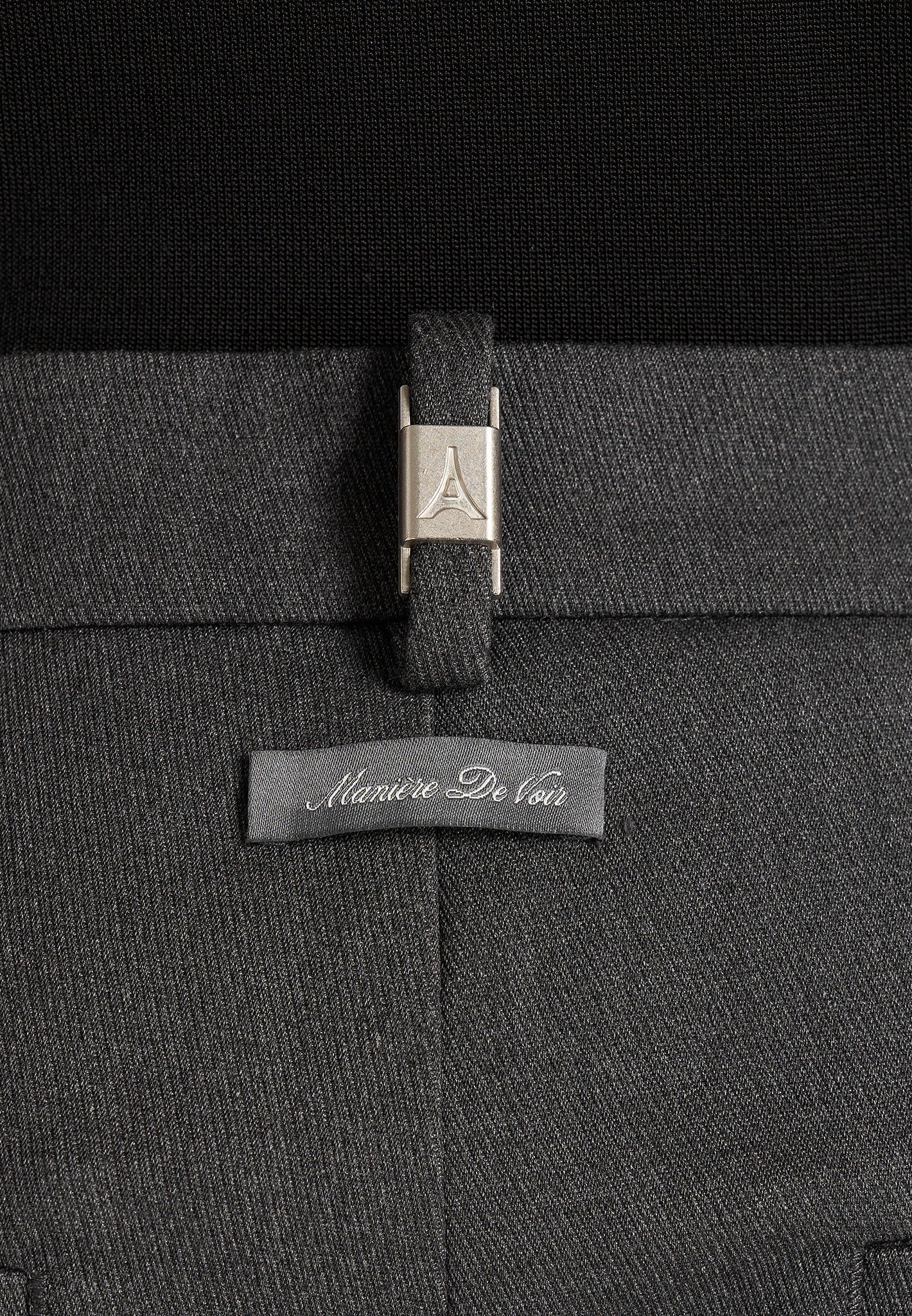Boris - Tailored Button Cuff Pants - Grey