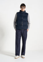 brushed-marl-puffer-gilet-navy