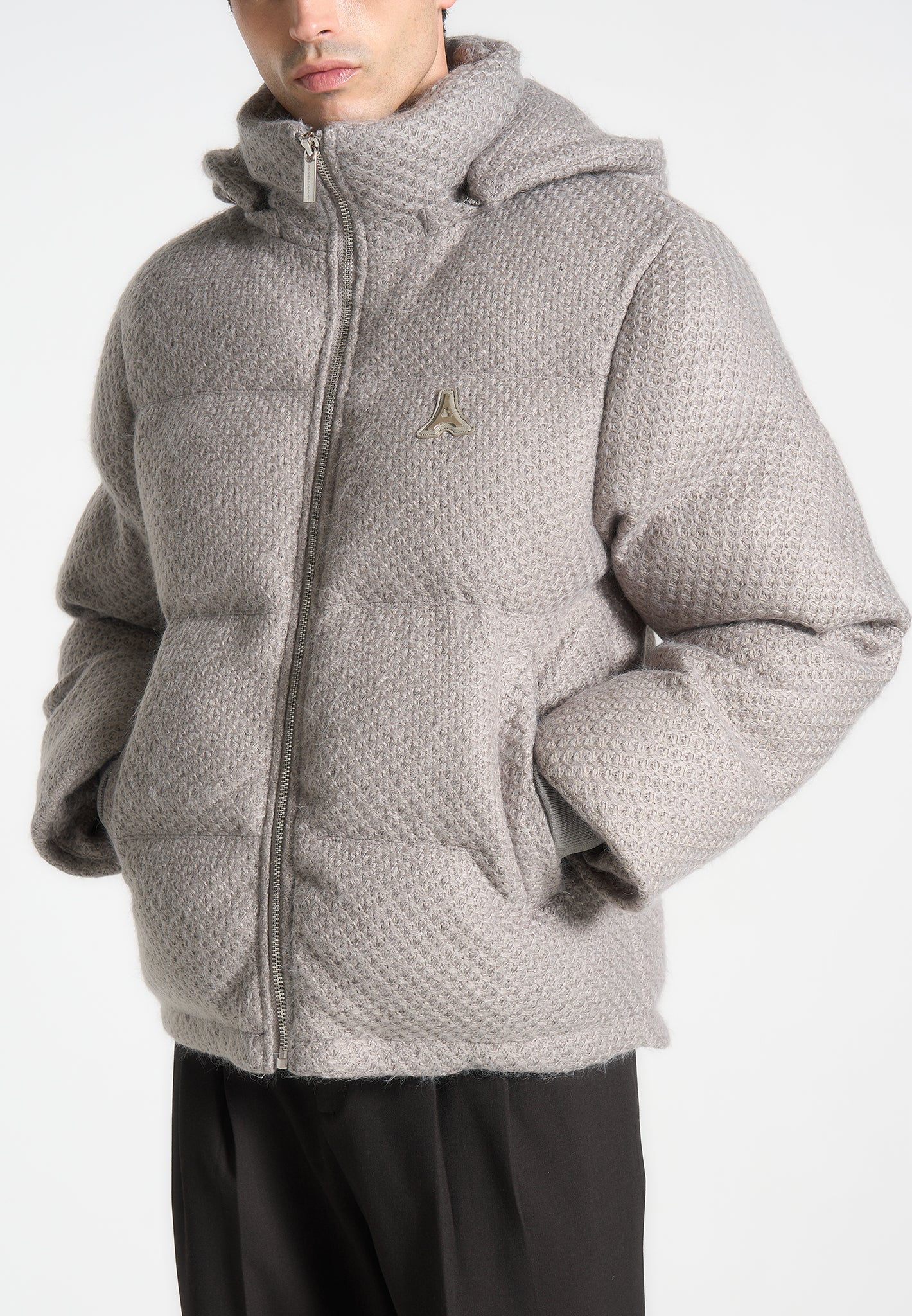 textured-knit-puffer-jacket-grey