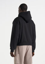 js009-unisex-floral-eiffel-zip-hoodie-black