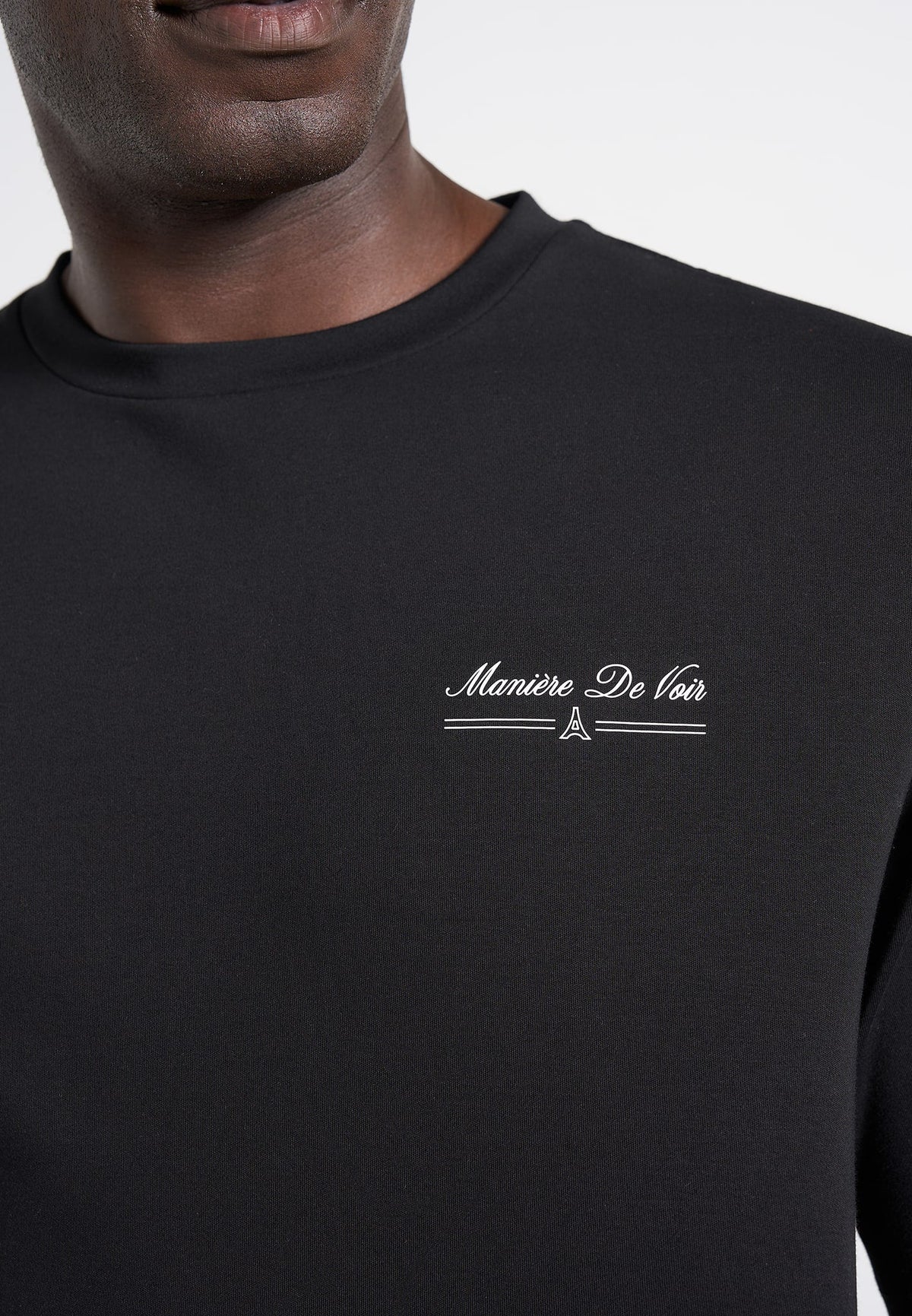Kian - Circuit De Monaco Cotton T-Shirt - Black