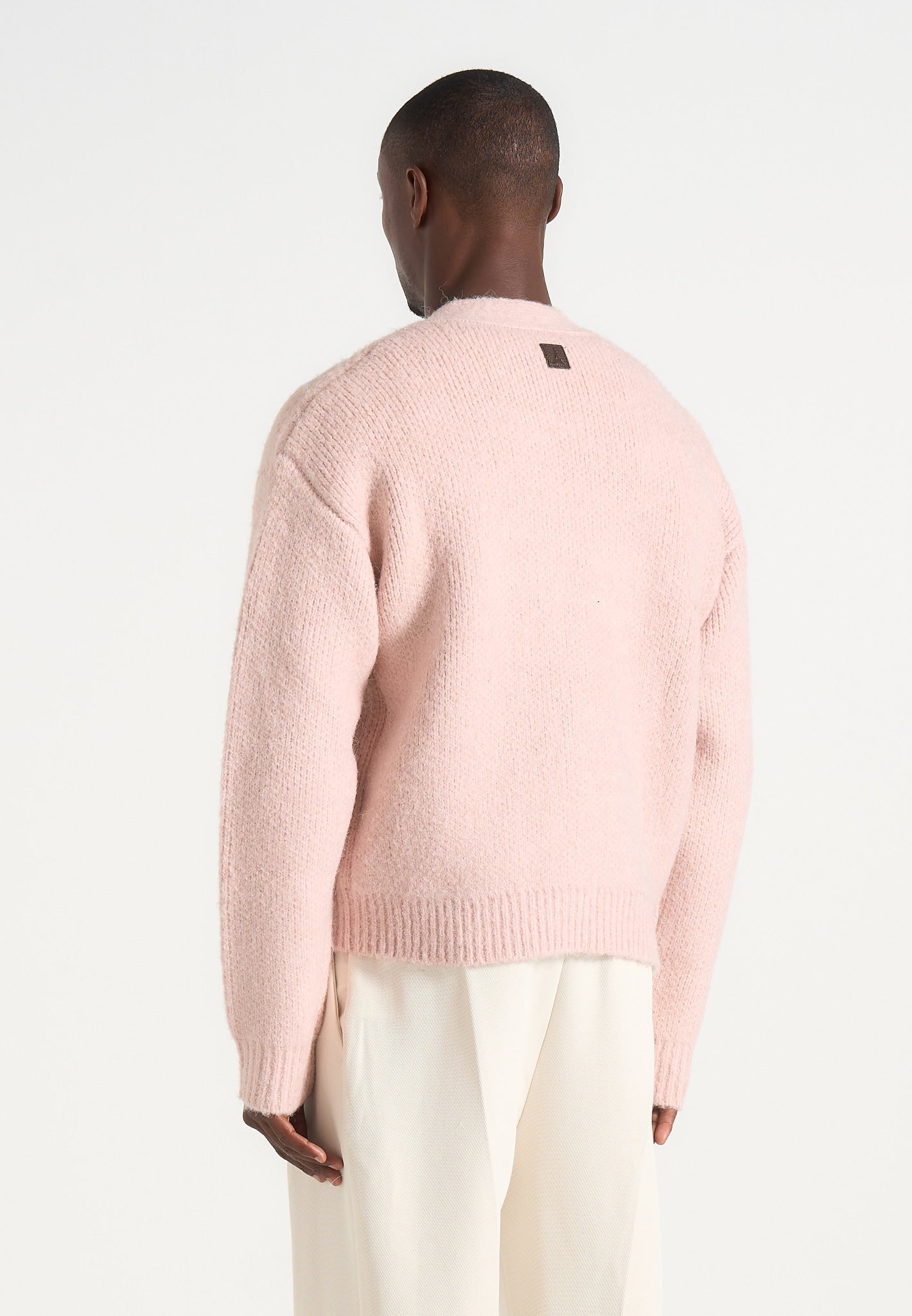 charlie-unisex-knitted-cardigan-pale-pink