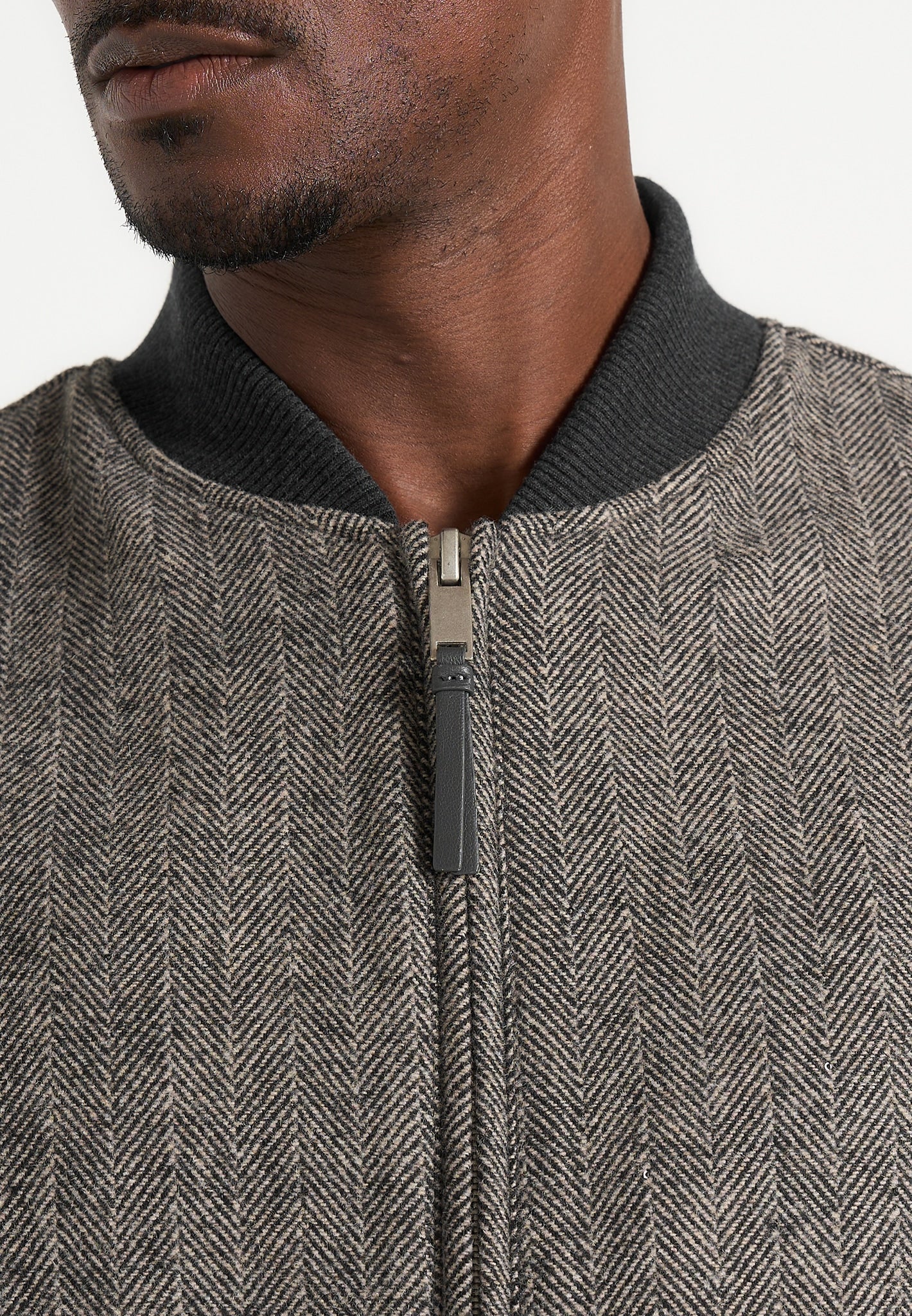 leandro-herringbone-wool-bomber-jacket-grey