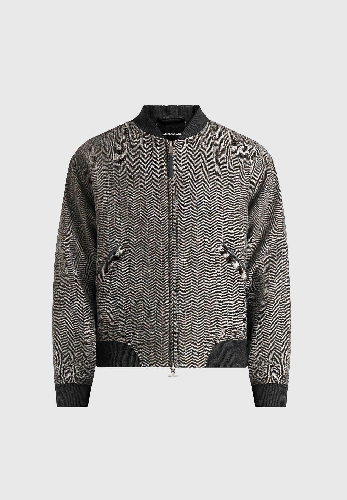 leandro-herringbone-wool-bomber-jacket-grey