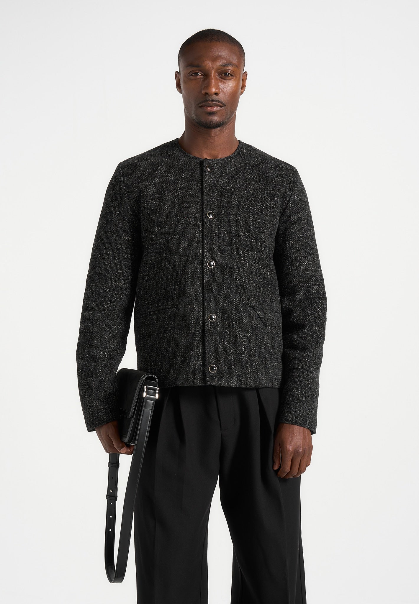 Melvin - Textured Jacket - Black
