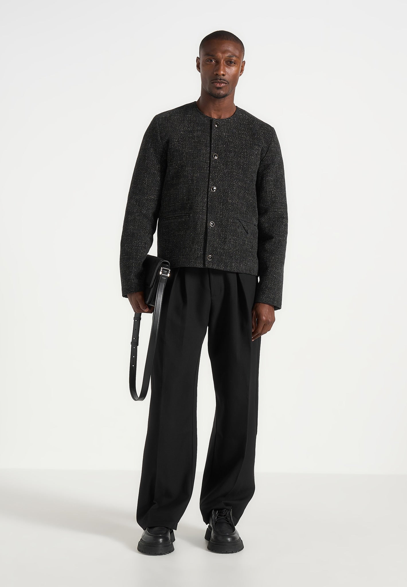 Melvin - Textured Jacket - Black
