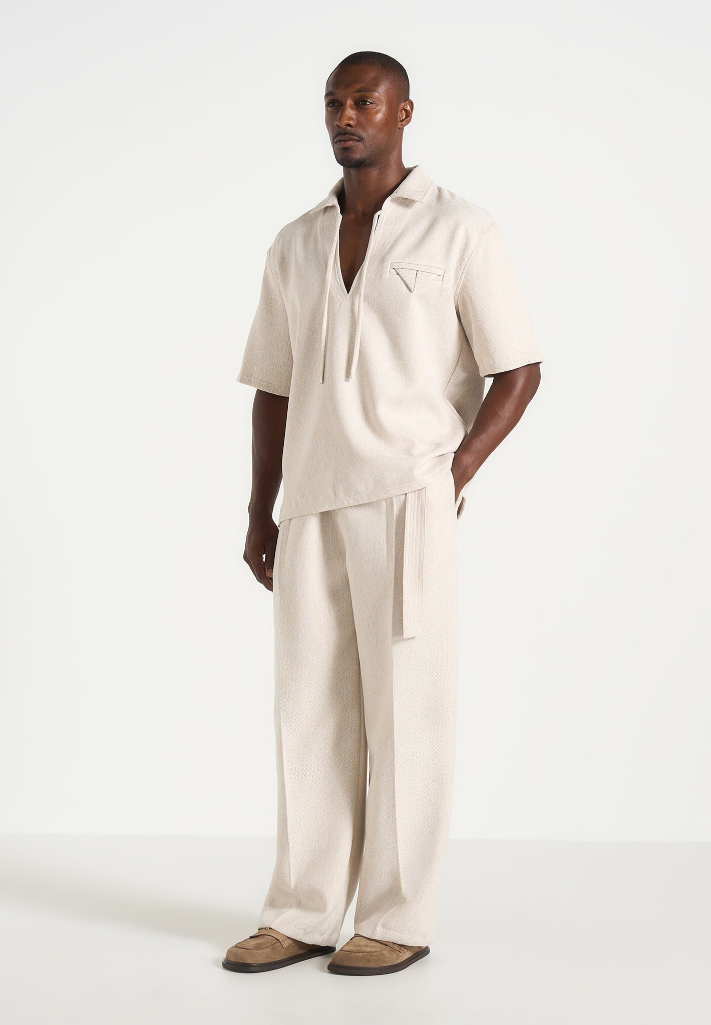 norbert-open-collar-textured-drawstring-shirt-cream