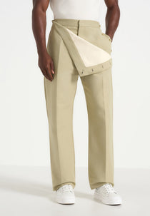 Henri - Foldover Pants - Sage