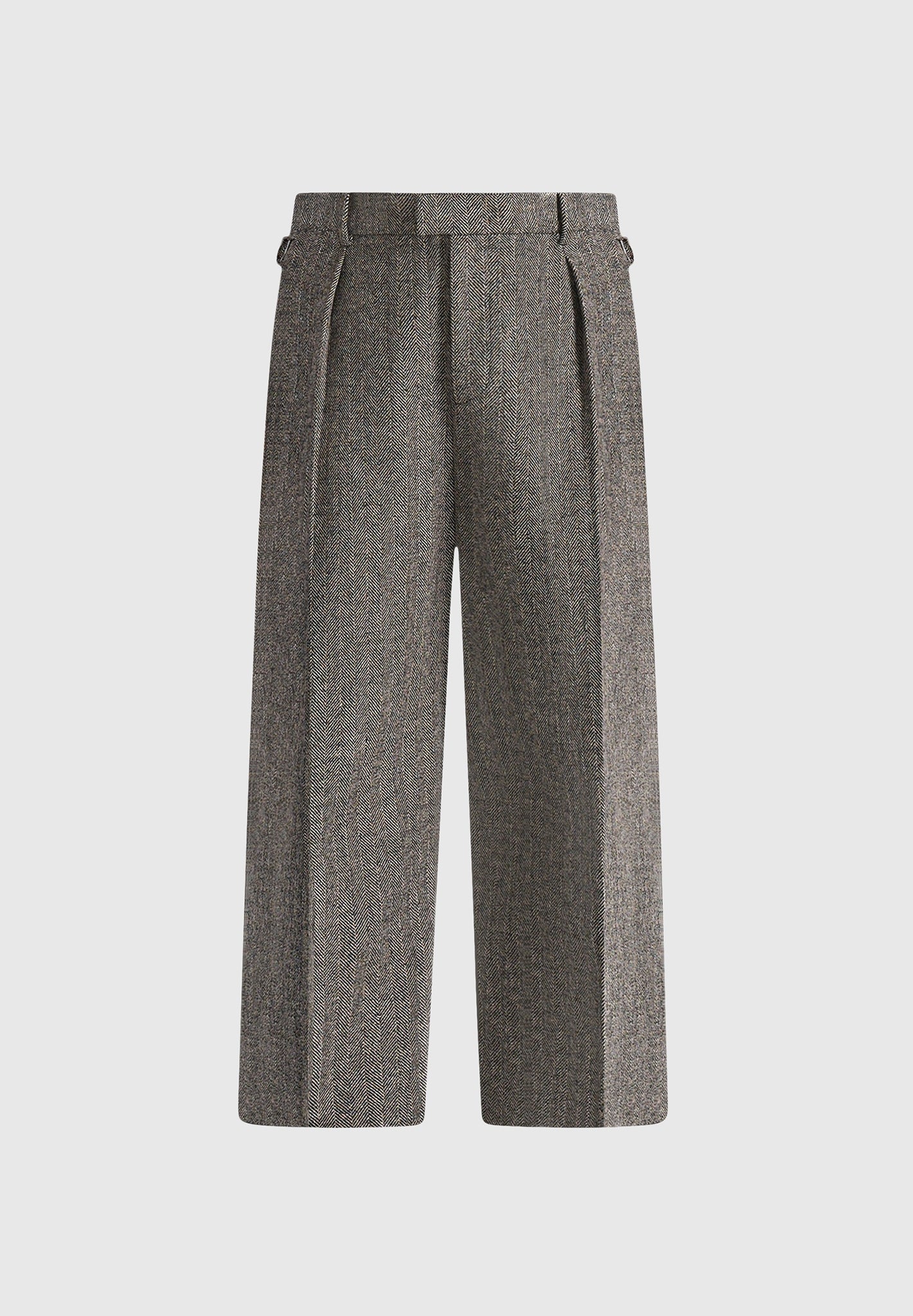 dorian-herringbone-wool-pleated-trousers-grey
