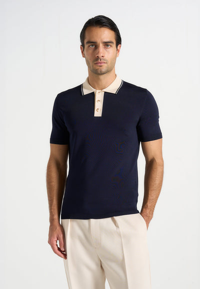 roux-contrast-detail-luxe-knit-polo-shirt-navy