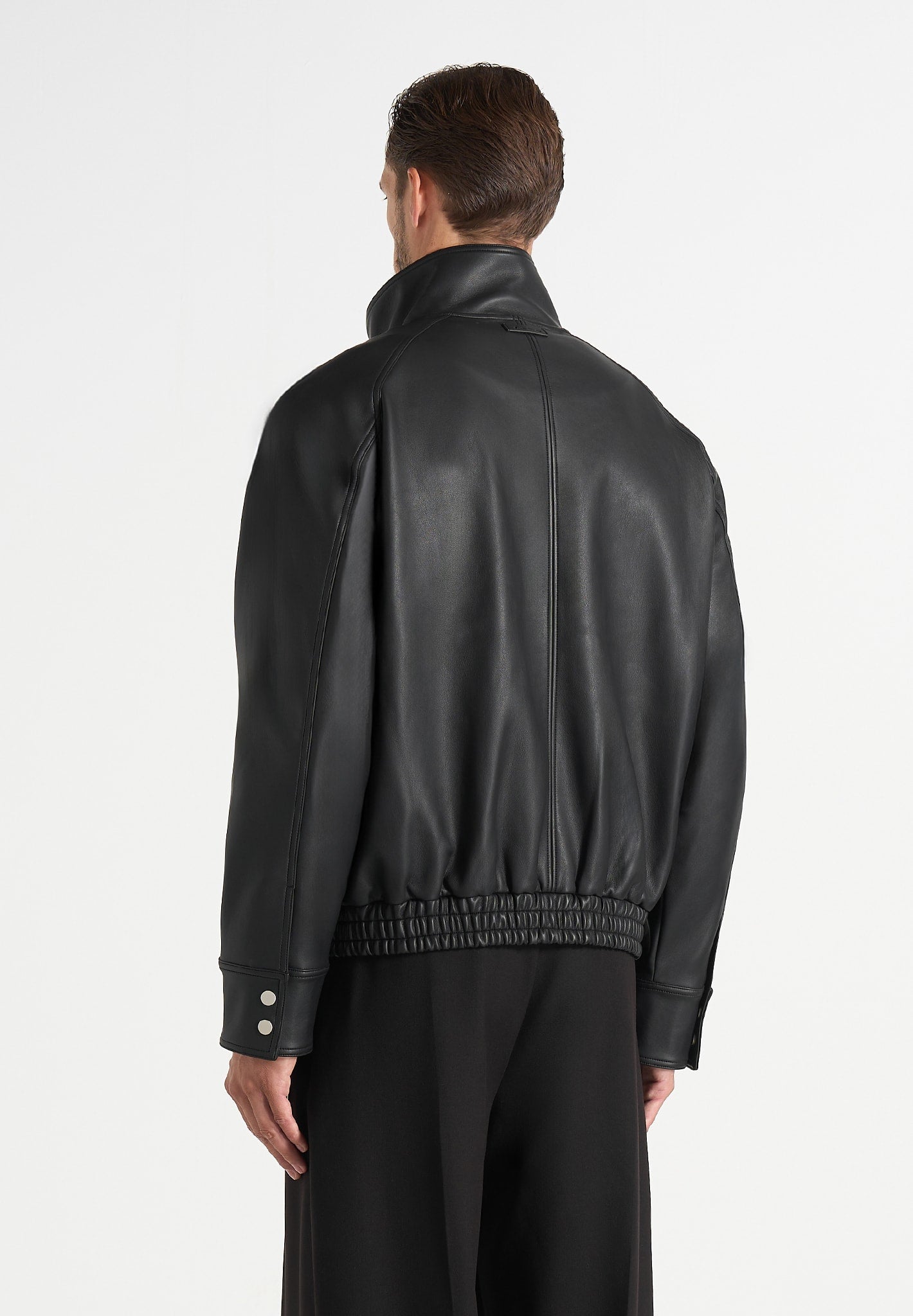 romain-unisex-funnel-neck-leather-relaxed-bomber-jacket