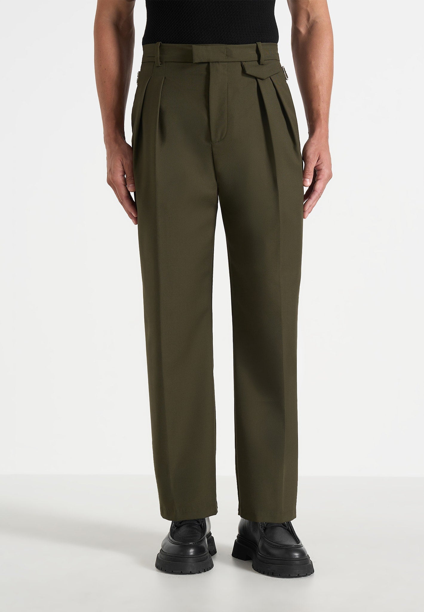 pierre-relaxed-fit-pleated-tailored-trousers-olive1