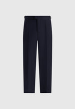 Hubert - Slim Fit Wool-Blend Tailored Pants - Dark Navy