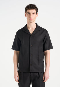 F⁠elix - Tailored Shirt With Crease - Black