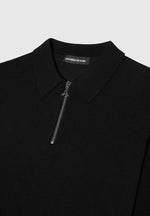 merino-wool-long-sleeve-polo-top-with-zip-black