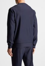 neoprene-regular-fit-crew-neck-jumper-navy