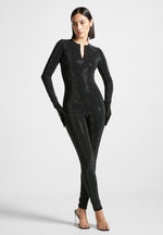 rhinestone-jumpsuit-with-gloves-black