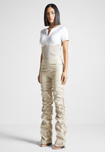 tacked-vegan-leather-t-shirt-jumpsuit-beige