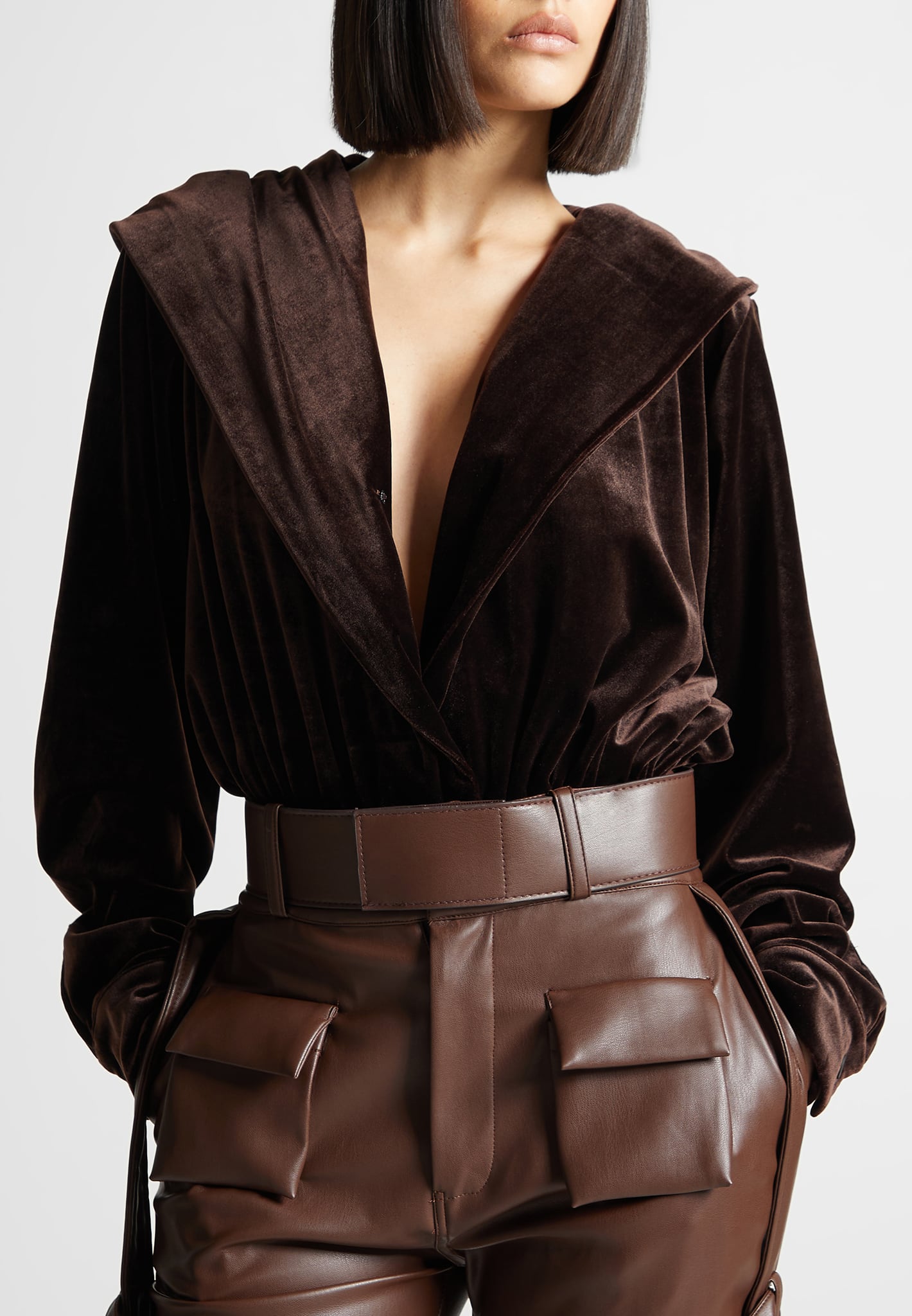 velour-hooded-bodysuit-brown 