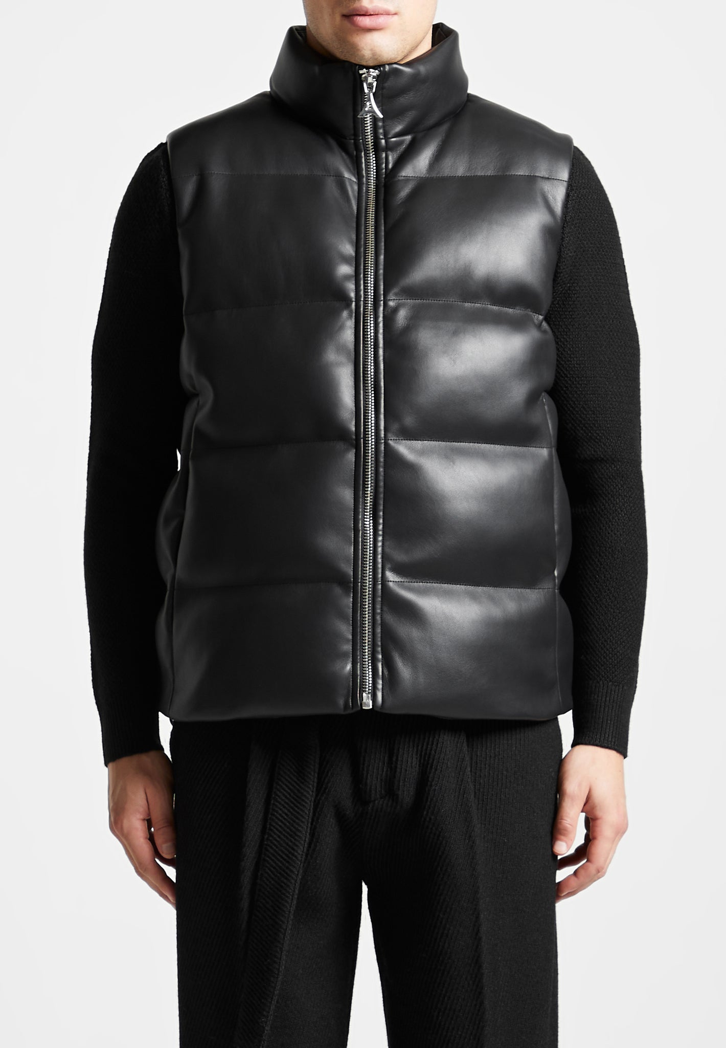 vegan-leather-puffer-gilet-black-1