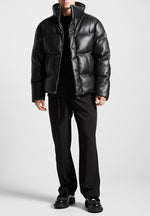 vegan-leather-puffer-jacket-black