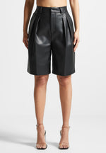 vegan-leather-tailored-city-shorts-black