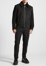 vegan-suede-shearling-knit-jacket-black