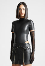 vegan-leather-bodysuit-with-mesh-gloves-black