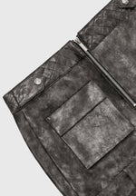 vintage-vegan-leather-cargo-mini-skirt-grey