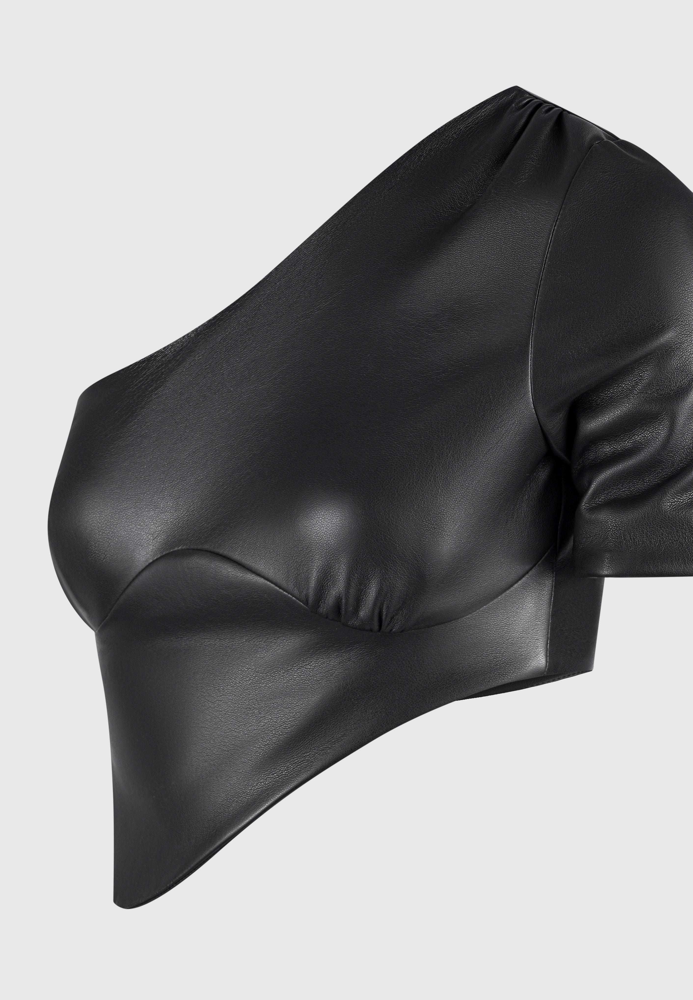 curved-hem-vegan-leather-crop-top-black