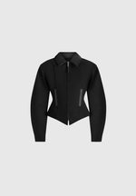 Sky - Hourglass Gabardine Jacket - Black