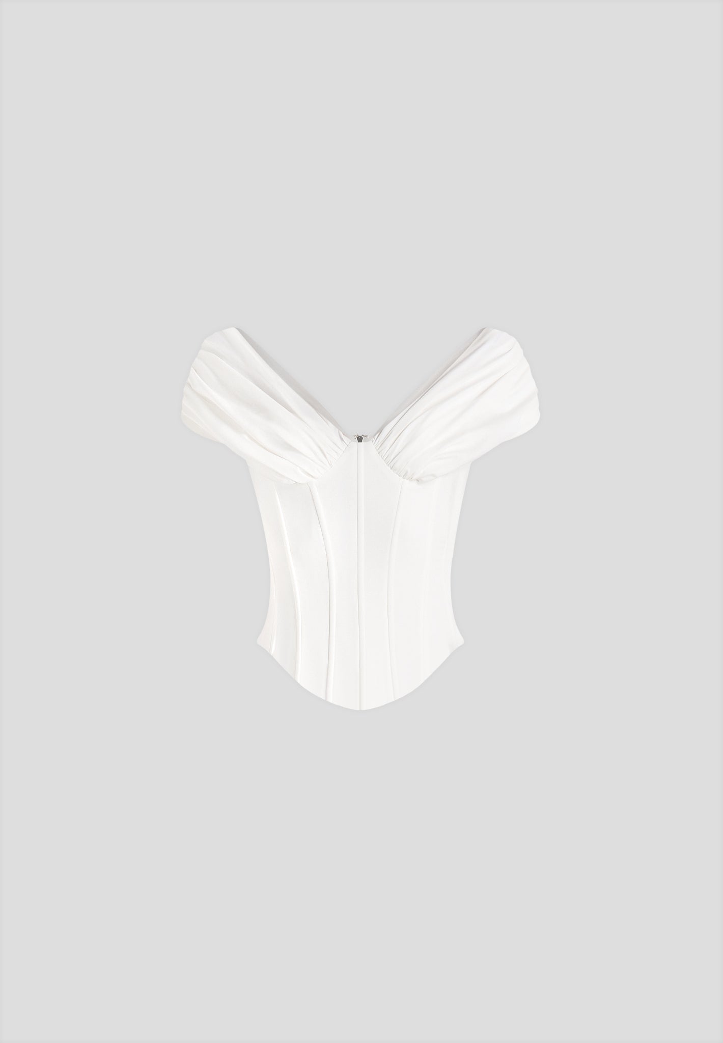 ursula-off-shoulder-pleated-cotton-corset-top-white