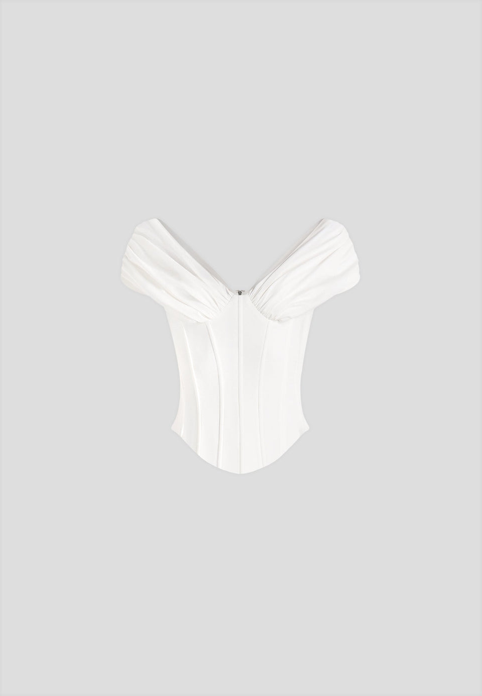 ursula-off-shoulder-pleated-cotton-corset-top-white