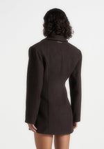 oversized-wool-asymmetric-blazer-dress-brown