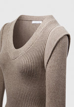 wide-shoulder-knitted-contour-mini-dress-taupe