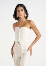 lise-cropped-tailored-blazer-and-button-detail-bandeau-off-white