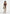 Jacinda - Colour Block Denim Jeans - Beige/Brown