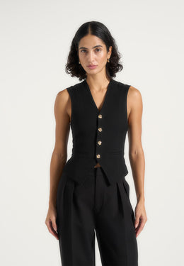 christine-tailored-cinched-waistcoat-black